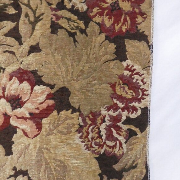 Source Unknown | 27 x 27 inches | Floral Tapestry Accent Piece - Picture 8 of 16